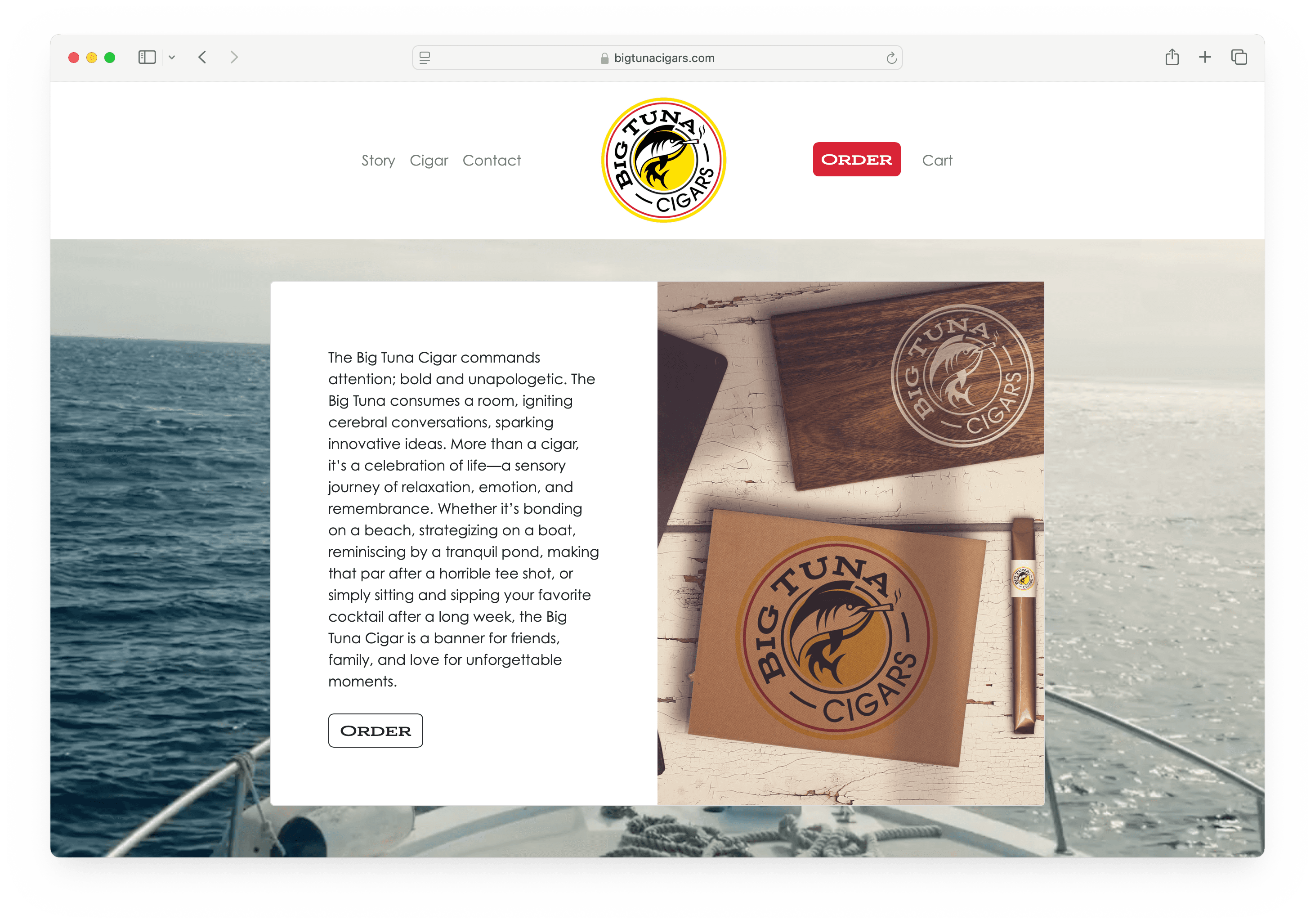 Big Tuna Cigars Website